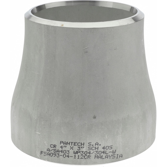 Merit Brass 04412-6448 Pipe Concentric Reducer: 4 x 3" Fitting, 304L Stainless Steel