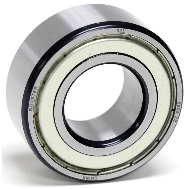 Shuster 06156642 Angular Contact Ball Bearing: 15 mm Bore Dia, 42 mm OD, 19 mm OAW, Without Flange