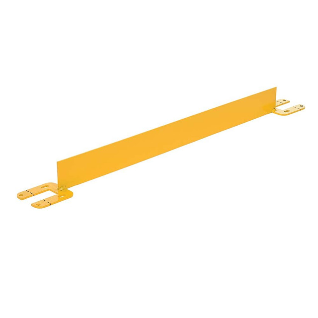 Vestil VDKR-2-TB Channel Guard Rail: Yellow, Steel