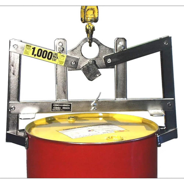 Morse Manufacturing 90-SS Drum Lifter: (1) 55 gal Drum, 1,000 lb Capacity