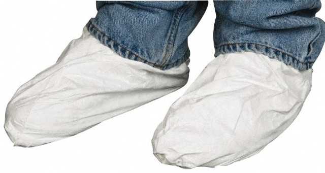 Dupont TY450SWH000200L Shoe Cover: Non Chemical-Resistant, Tyvek, White