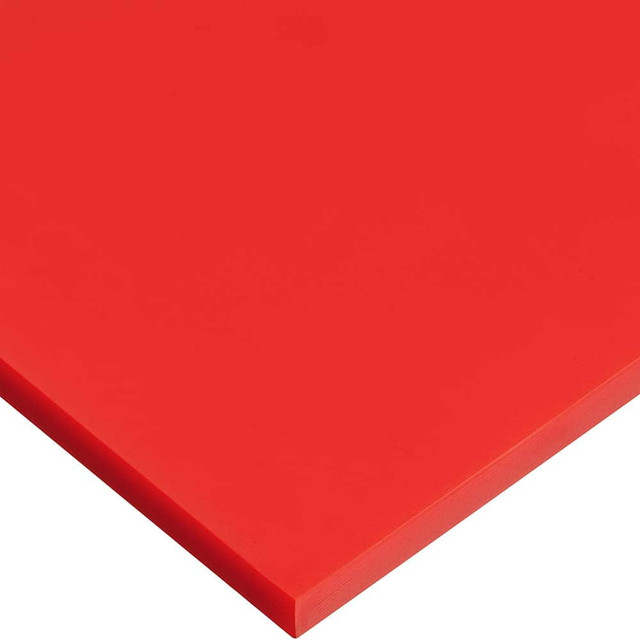 USA Industrials PS-CACC-60 Plastic Sheet: Cast Acrylic, 1/4" Thick, Red, 10,000 psi Tensile Strength