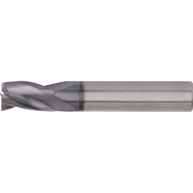 Widia 6144147 Square End Mill: 5/32" Dia, 9/16" LOC, 3 Flutes, Solid Carbide