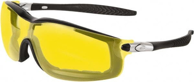 MCR Safety RT114AF Safety Glass: Anti-Fog & Scratch-Resistant, Amber Lenses, Full-Framed