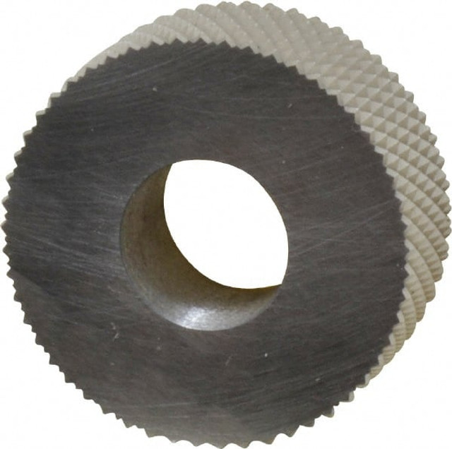 MSC PHM-216 Standard Knurl Wheel: 1-1/4" Dia, 90 ° Tooth Angle, 16 TPI, Diamond, High Speed Steel