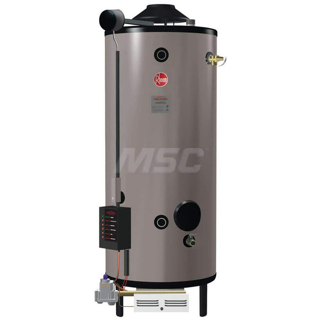 Rheem 570419 Gas Water Heaters; Inlet Size (Inch): 1 ; Maximum Working Pressure: 150.000 ; Commercial/Residential: Commercial ; Fuel Type: Natural Gas ; Pilot Light Window: No ; Tankless: No