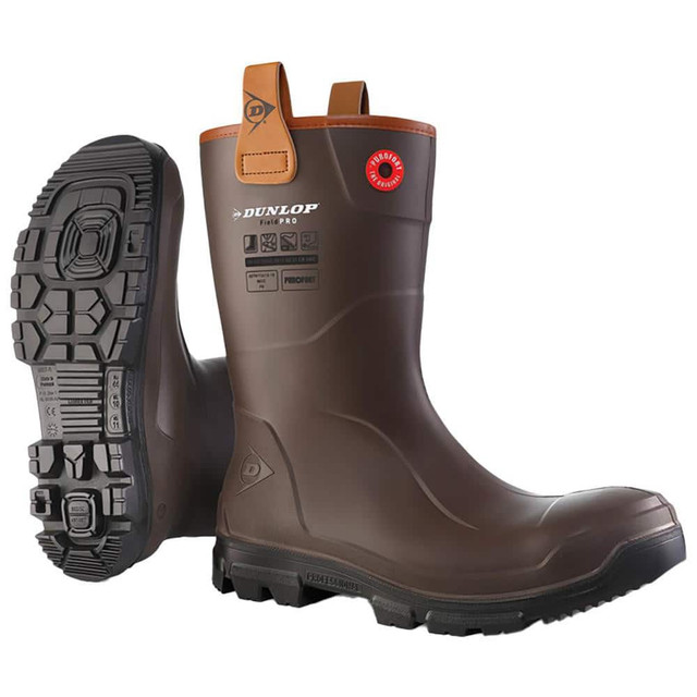 Dunlop Protective Footwear LJ2HX42-09 Boots & Shoes; Footwear Type: Work Boot ; Footwear Style: Gumboot ; Gender: Men ; Men's Size: 9 ; Upper Material: Purofort ; Outsole Material: Purofort