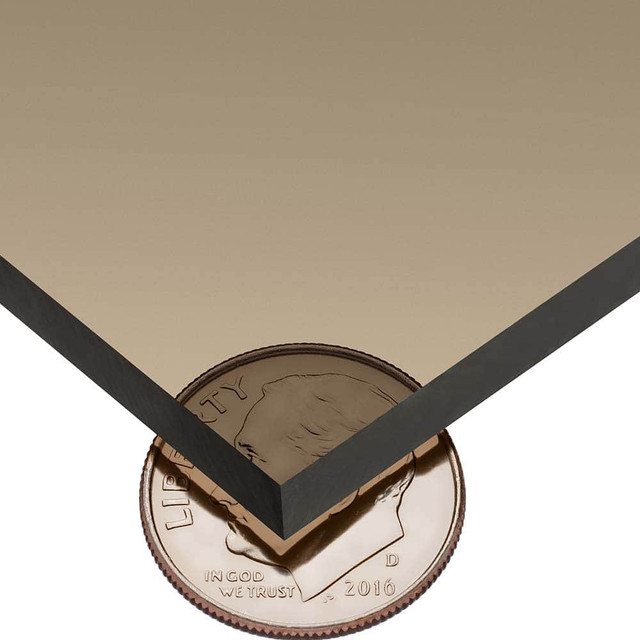USA Industrials PS-CACT-2 Plastic Sheet: Cast Acrylic, 3/16" Thick, Tinted Bronze, 10,000 psi Tensile Strength