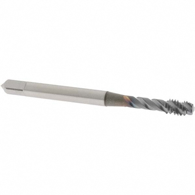 OSG 1732308 Spiral Flute Tap: #8-32 UNC, 3 Flutes, Modified Bottoming, 2B Class of Fit, Vanadium High Speed Steel, TICN Coated