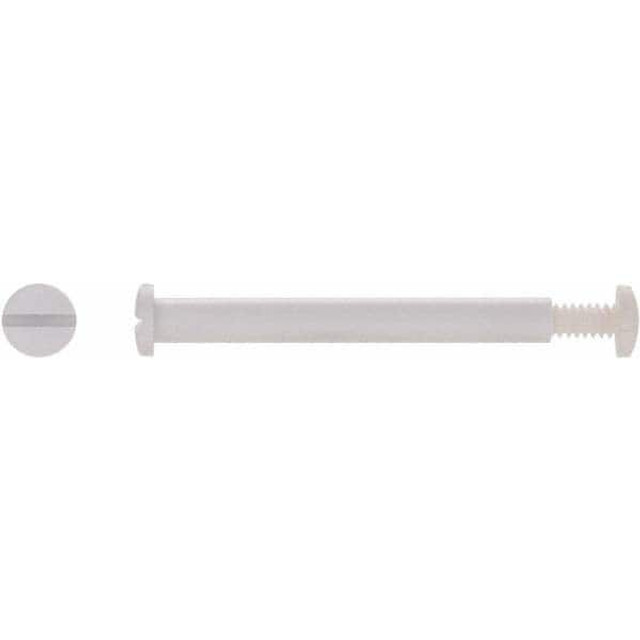 Made in USA NAS61-04A-050 Round Circuit Board Spacer: #4 Screw, 1/2" OAL, 0.119" ID, 1/4" OD, Nylon