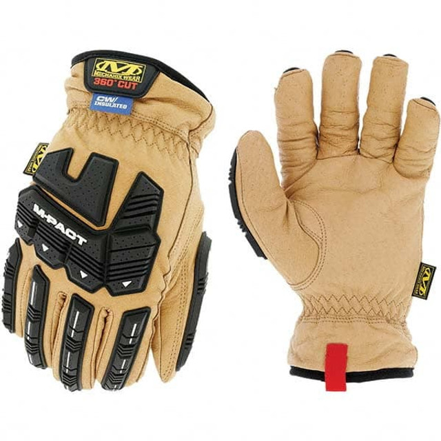 Mechanix Wear LDMP-X95-009 Cut-Resistant Gloves: Size M, ANSI Cut A9, Leather