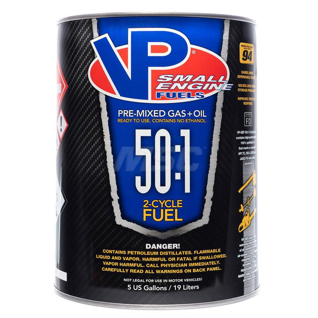VP Racing Fuels 6291 Outdoor Power Equipment Fuel; Fuel Type: Premixed 40:1 ; Engine Type: 2 Cycle ; Contains Ethanol: No ; Octane: 94 ; Container Size: 1gal ; Flash Point: -31.90F