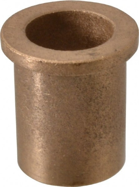 Boston Gear 35668 Flanged Sleeve Bearing: 7/8" ID, 1-1/8" OD, 1-1/2" OAL, Oil Impregnated Bronze