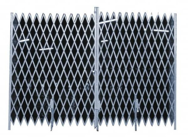 Illinois Engineered Products PFG1665-ANG Bi-Parting Folding Gate: 6' High, 16' Wide, Steel Frame