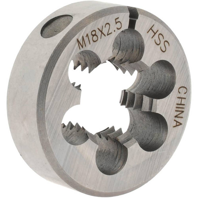 Value Collection 314-1748 Round Die: M18x2.5, High Speed Steel