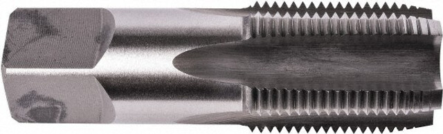 Union Butterfield 6007772 Standard Pipe Tap: 3/8-18, NPSF, 4 Flutes, High Speed Steel, Bright/Uncoated