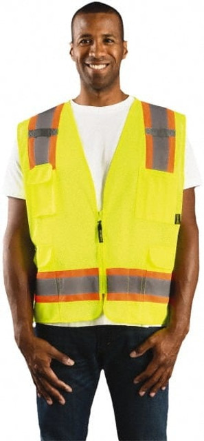 OccuNomix ECO-ATRNSM-Y5X High Visibility Vest: 5X-Large