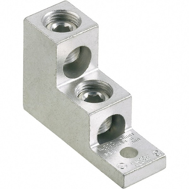 Panduit LAM2SA300-56-3 Square Ring Terminal: Non-Insulated, 6 AWG, Lug Connection