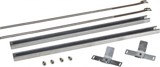 Fibox PMK ARCA 80 Electrical Enclosure Pole Mount Kit: Stainless Steel, Use with ARCA IEC