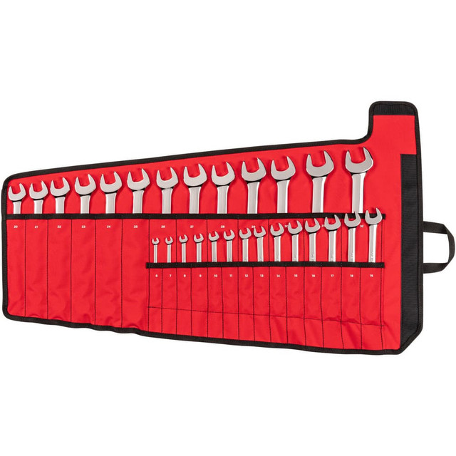 Tekton WCB94203 Wrench Sets; Tool Type: Combination Wrench Set ; Set Type: Combination Wrench Set ; System Of Measurement: Metric ; Size Range: 6 mm - 32 mm ; Container Type: Pouch ; Wrench Size: Set