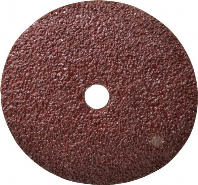 CGW Abrasives 48030 Fiber Disc: 7" Disc Dia, 7/8" Hole, 16 Grit, Aluminum Oxide