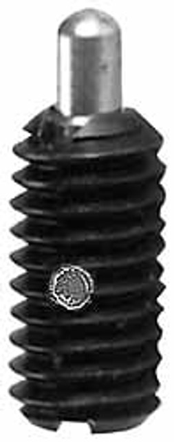 Gibraltar SW10-2AFSP-G Threaded Spring Plunger: #8-32, 1/2" Thread Length, 0.07" Dia, 3/32" Projection