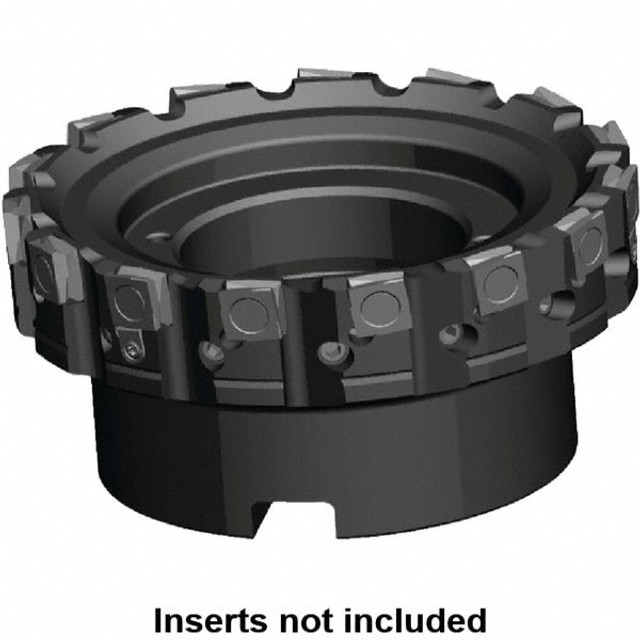 Kennametal 1887180 100mm Cut Diam, 32mm Arbor Hole Diam, 6mm Max Depth, Indexable Square-Shoulder Face Mill