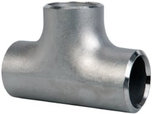 Merit Brass 04406-24 Pipe Tee: 1-1/2" Fitting, 304L Stainless Steel