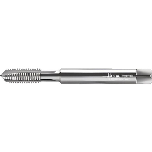 Walter-Prototyp 5075825 Spiral Point Tap: M2.5 x 0.45, Metric, 2 Flutes, Plug, 4HX, Powdered Metal, Bright Finish