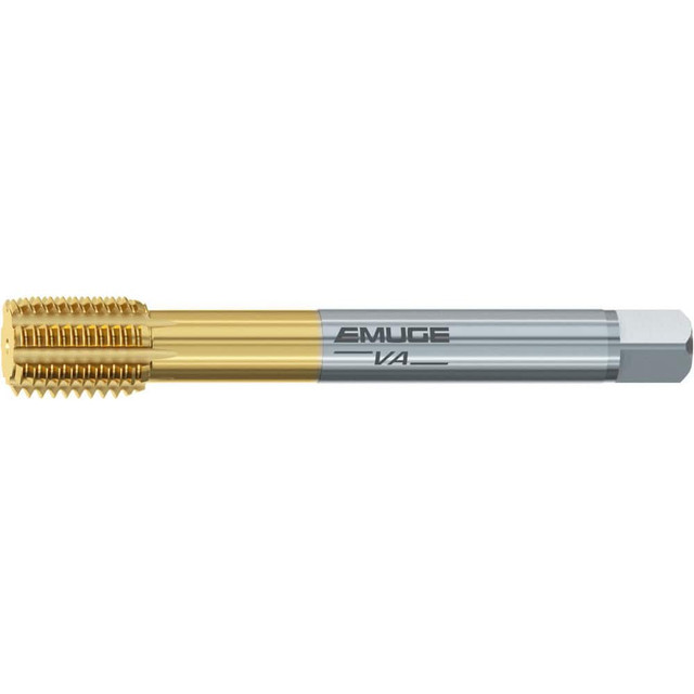 Emuge CU396A00.5014 Thread Forming Tap: 9/16-12 UNC, 2B Class of Fit, Form Tap, Powdered Metal High Speed Steel, TiN-T26 Coated