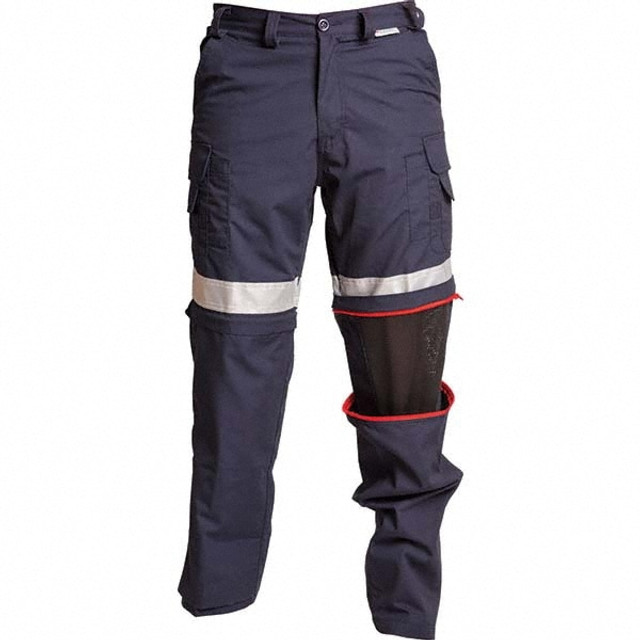 Stanco Safety Products CW2NBR-38X28 Work Pants: General Purpose, Cotton & Polyester, Navy, 38" Waist, 28" Inseam Length