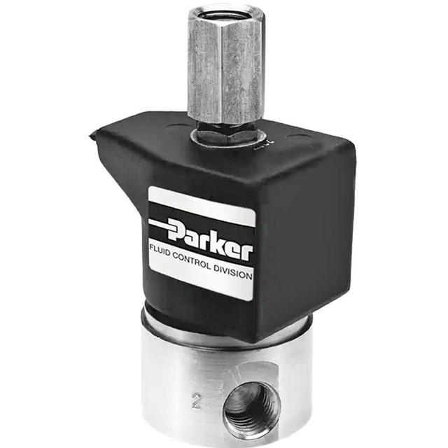 Parker 94319167 Solenoid Valve: 1/4" Port, NPT