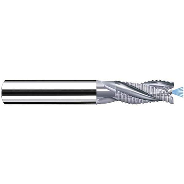 Fraisa 15600391 Roughing End Mill: 8 mm Dia, 3 Flutes, Single End, Solid Carbide