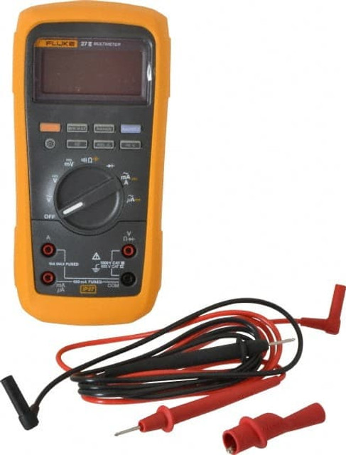 Fluke FLUKE-27II CAT III & CAT IV, Auto Ranging Digital Manual Ranging & True RMS Multimeter: 1,000 VAC/VDC