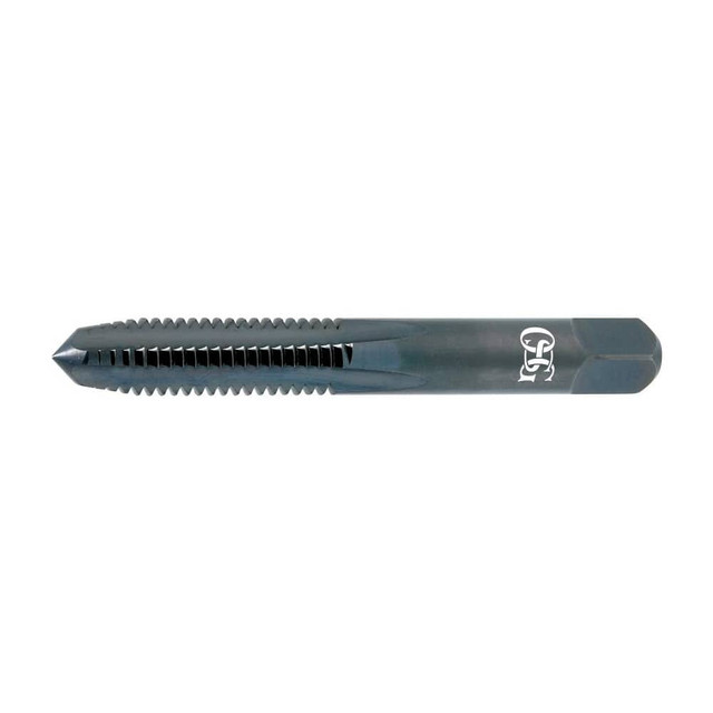 OSG 1025108 Straight Flute Tap: #10-32 UNF, 4 Flutes, Taper, 2B Class of Fit, High Speed Steel, TiCN Coated