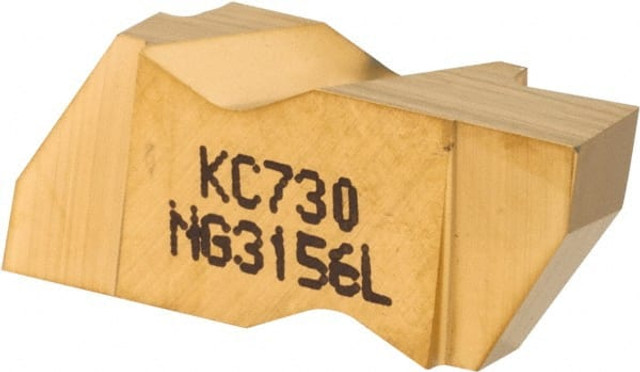 Kennametal 1113072 Grooving Insert: NG3156 KC730, Solid Carbide