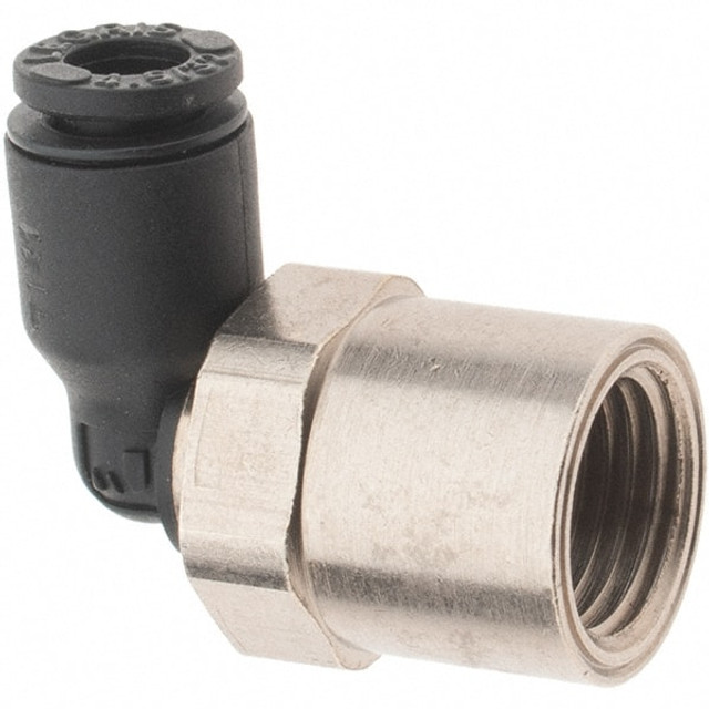 Legris 3009 04 11 Push-To-Connect Tube Fitting: Female Elbow, 1/8" Thread, 5/32" OD
