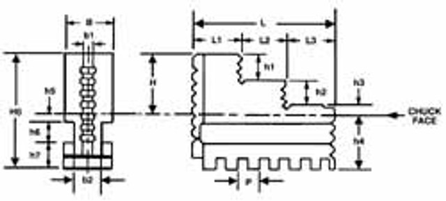 Value Collection 10FC REP HD JAW Machining Chuck Jaws & Accessories; Fixed: No ; Jaw Hardness: Hard