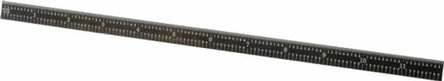 PEC Tools 501-012EZ Steel Rule: 12" OAL, 5R Graduation, Flexible, 1/2" OAW