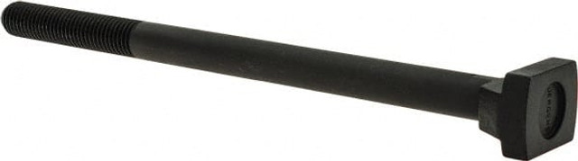 Jergens 44309 Steel T-Slot Bolt: 5/8-11, 3" Thread Length, 5/8" Slot Width, Black Finish