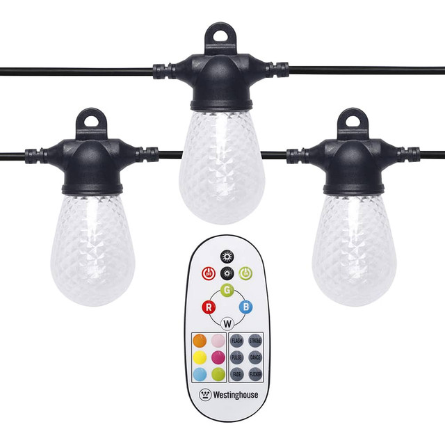 Westinghouse SR29ST01C�99 Temporary String Lights; Guard Material: Plastic ; Cord Type: 3C