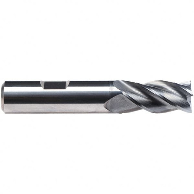 Emuge 2995L.1000 1" Diam 4-Flute 35-38° Solid Carbide 0.012" Chamfer Length Square Roughing & Finishing End Mill