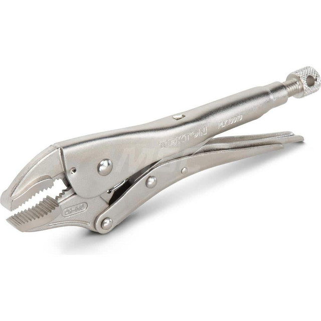 Tekton PLK10010 Locking Plier: 10" OAL, Curved Jaw