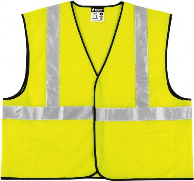 MCR Safety VCL2SLL High Visibility Vest: Large