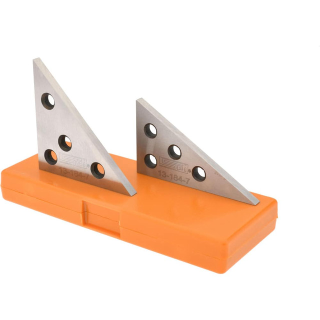 SPI 13-184-7 30 to 90°, 4-1/4 Inch Long, Steel, Angle Block Set