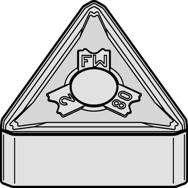 Kennametal 7090617 Turning Inserts; Insert Style: TNMG ; Insert Size Code: 331 ; Insert Shape: Triangle ; Included Angle: 60.00 ; Inscribed Circle (Decimal Inch): 0.3750 ; Corner Radius (Decimal Inch): 0.0157