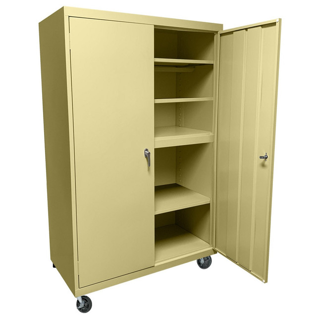 Steel Cabinets USA MAAH-36722RB-TS Storage Cabinets; Cabinet Type: Mobile Storage; Lockable Storage ; Cabinet Material: Steel ; Width (Inch): 36in ; Depth (Inch): 24in ; Cabinet Door Style: Lockable ; Height (Inch): 72in