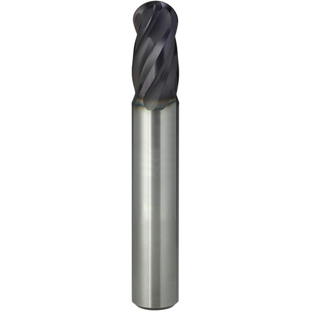 Mitsubishi 10633243 Ball End Mills; Mill Diameter (Decimal Inch): 0.0787 ; Mill Diameter (mm): 2.00 ; Number Of Flutes: 4 ; End Mill Material: Carbide ; Length of Cut (mm): 2.0000 ; Coating/Finish: AlCrN