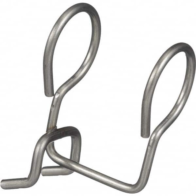 Marlin Steel Wire Products 00363026-38 Pegboard Hooks; Hook Type: Double Vertical End Hook ; Material: 304 Stainless Steel