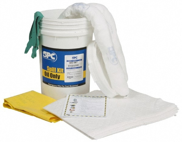 Brady SPC Sorbents SKA-BKT 9 Gal Capacity Universal Spill Kit